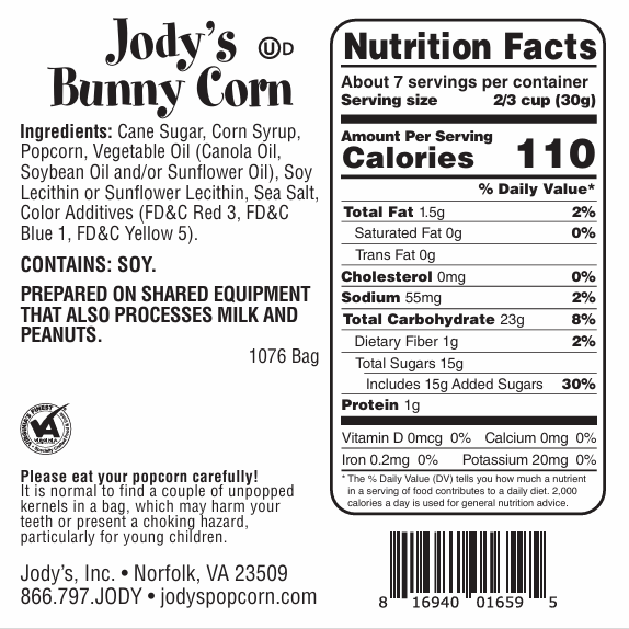 Bunny Corn - Clear Bag