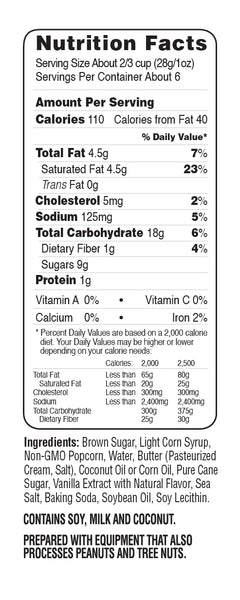 Recipe 53 Caramel Corn Foil Bag - 12 Count