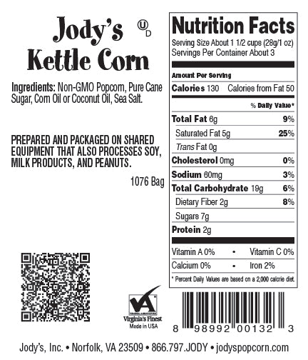 Old-Fashioned Kettle Corn Regular Bag - 12 Count