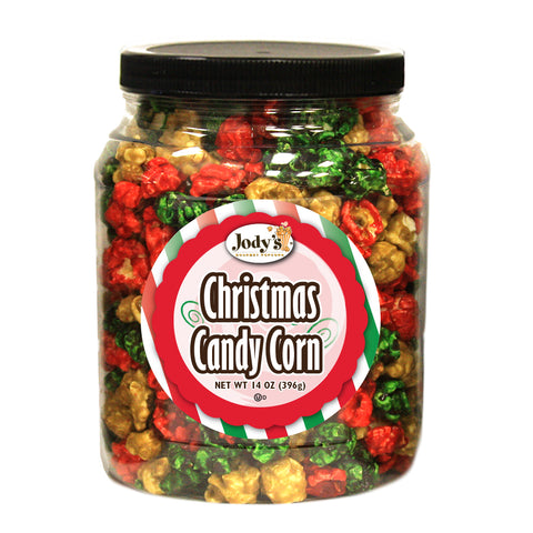 Christmas Candy Corn Round Jar - 12 Count
